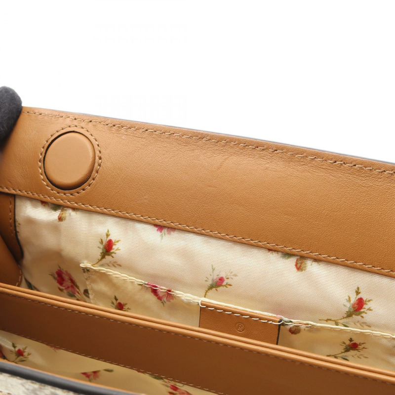 GUCCI Ophidia 小號單肩包 503877 異國皮革 拉菲草 米色 多色 二手 女士-4