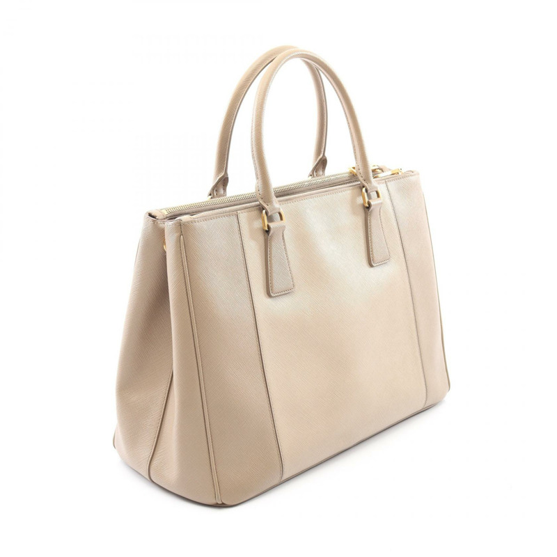 PRADA Galleria 肩斜背包 B1786S Saffiano 皮革 米色 二手-1