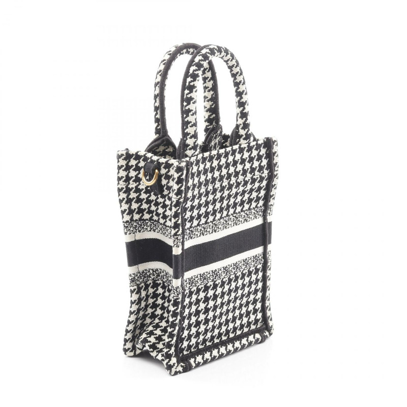 Christian Dior BOOK TOTE 手提包 垂直斜背迷你手機肩包 帆布-1