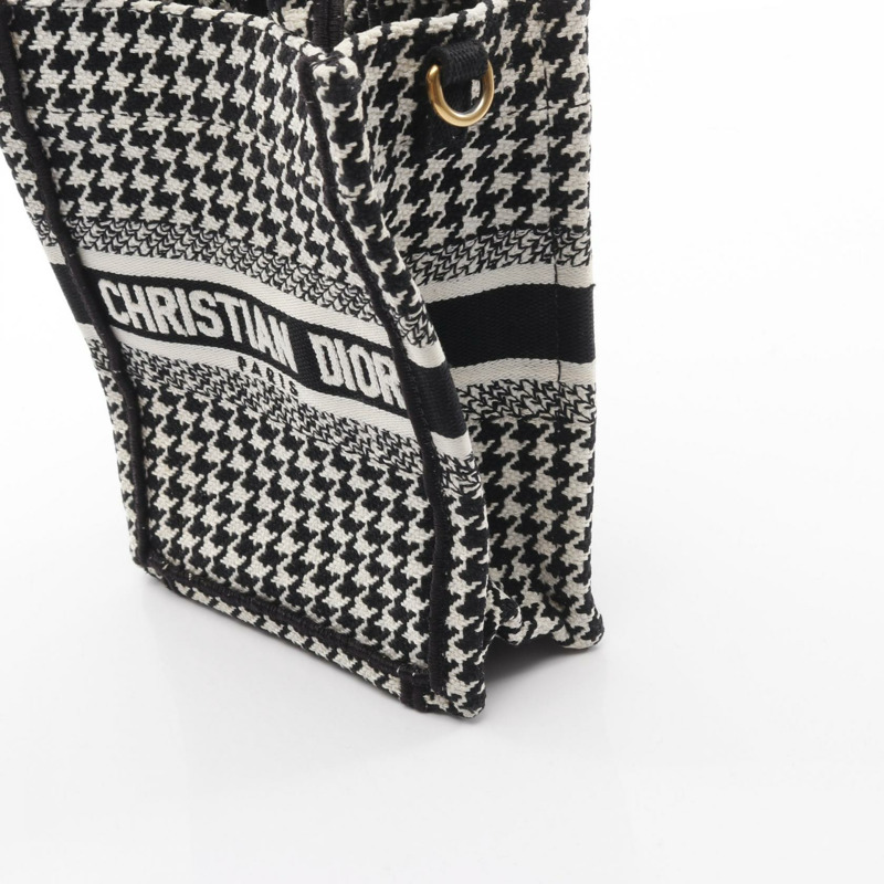 Christian Dior BOOK TOTE 手提包 垂直斜背迷你手機肩包 帆布-6