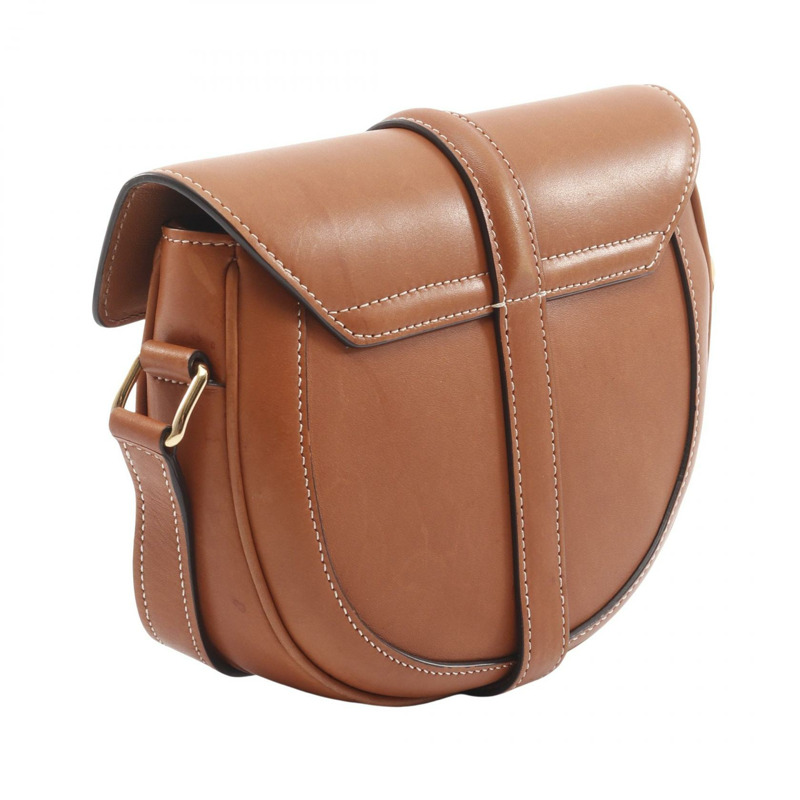 CELINE 小號 Buzas 16 斜背包 188013 皮革 棕色 二手 女士-1