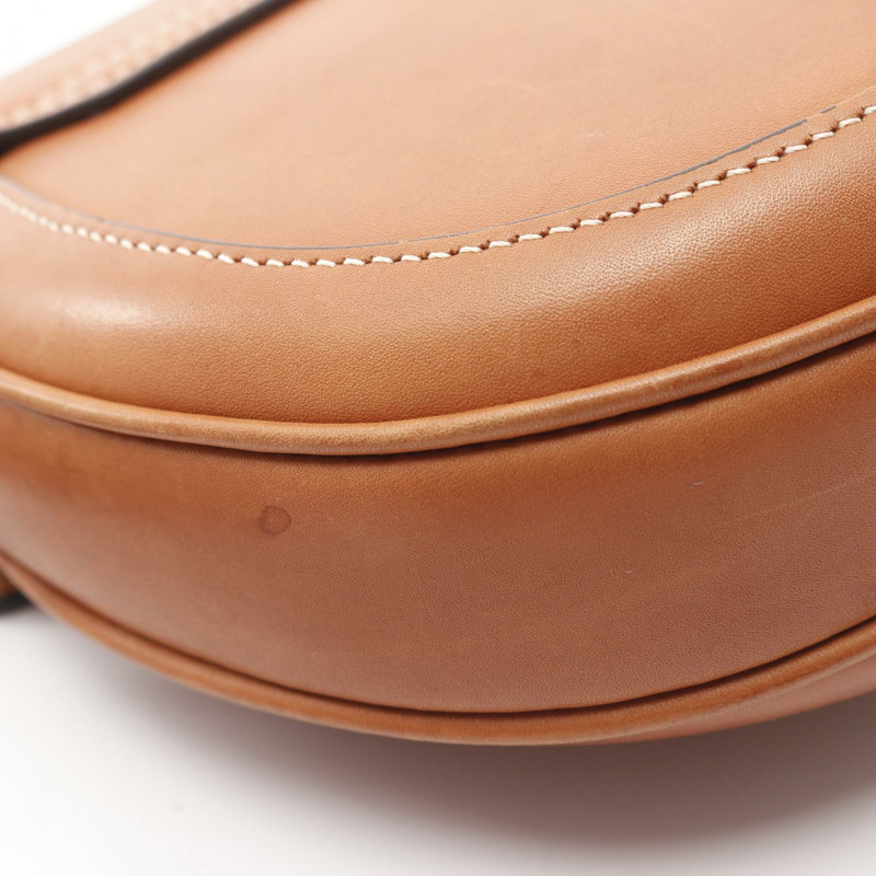 CELINE 小號 Buzas 16 斜背包 188013 皮革 棕色 二手 女士-8