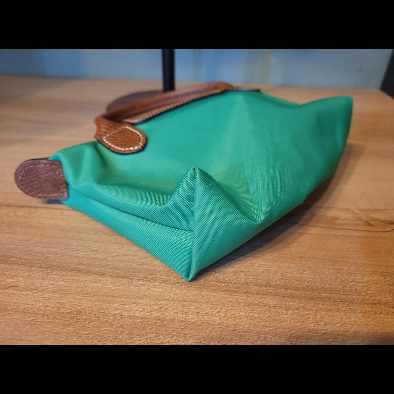 Longchamp 綠 迷你尼龍包 手提包 化妝包-8