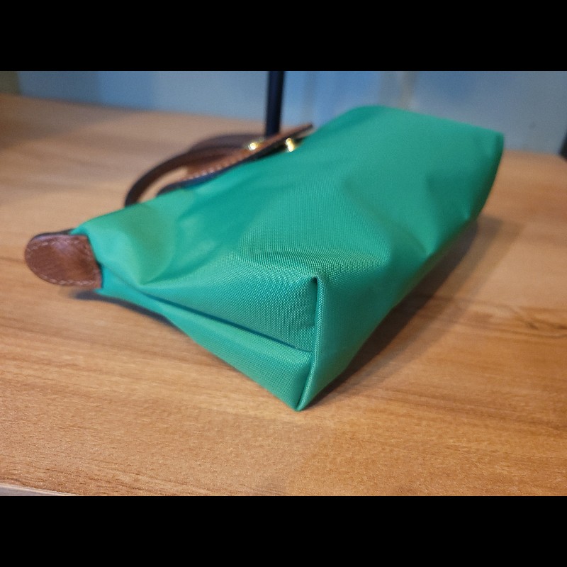 Longchamp 綠 迷你尼龍包 手提包 化妝包-10