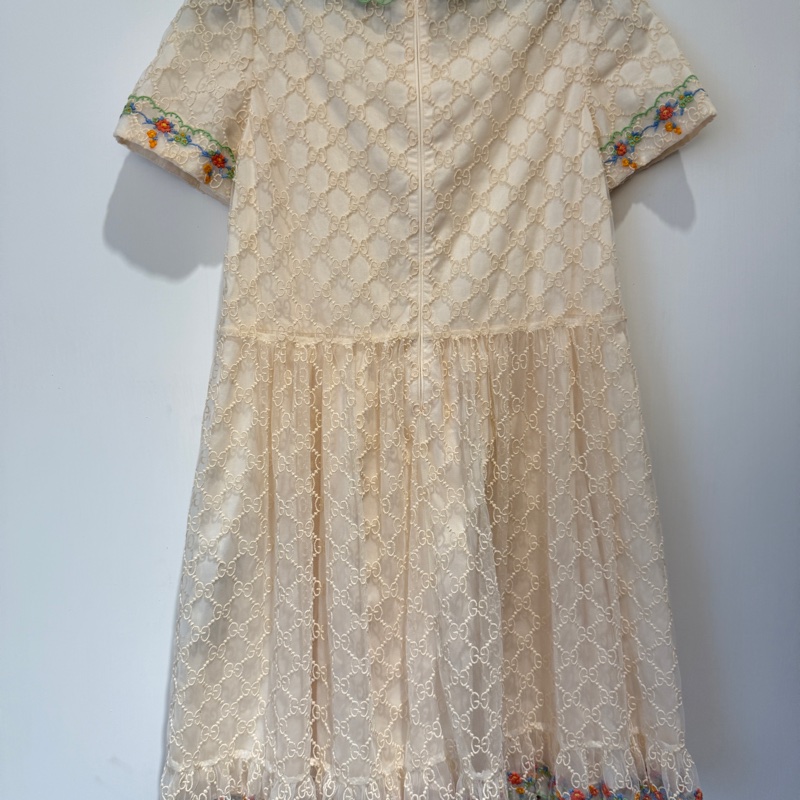 Gucci 蕾絲洋裝 大童💕💕-5