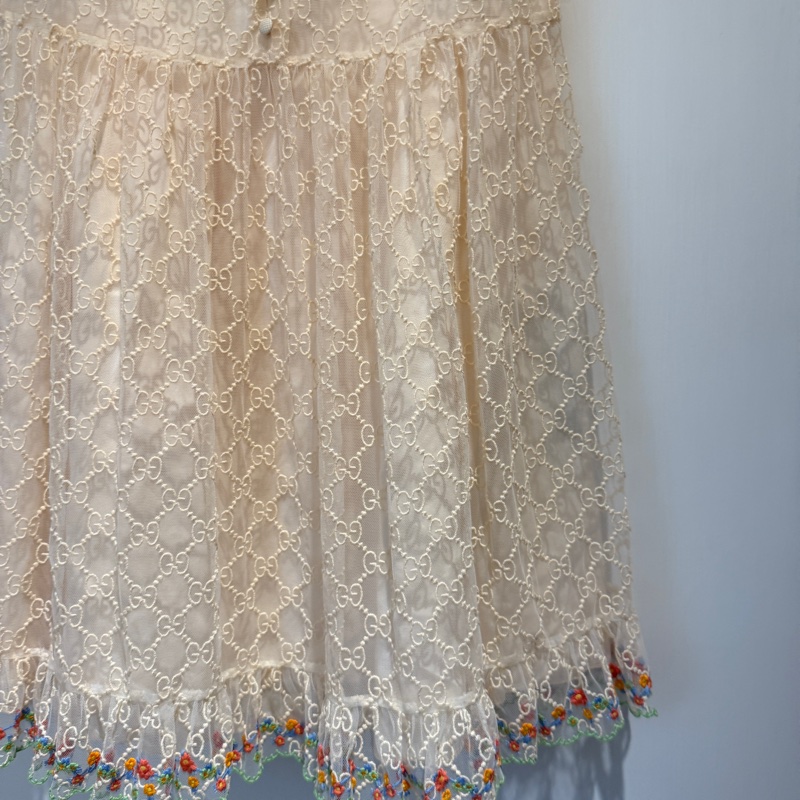 Gucci 蕾絲洋裝 大童💕💕-6