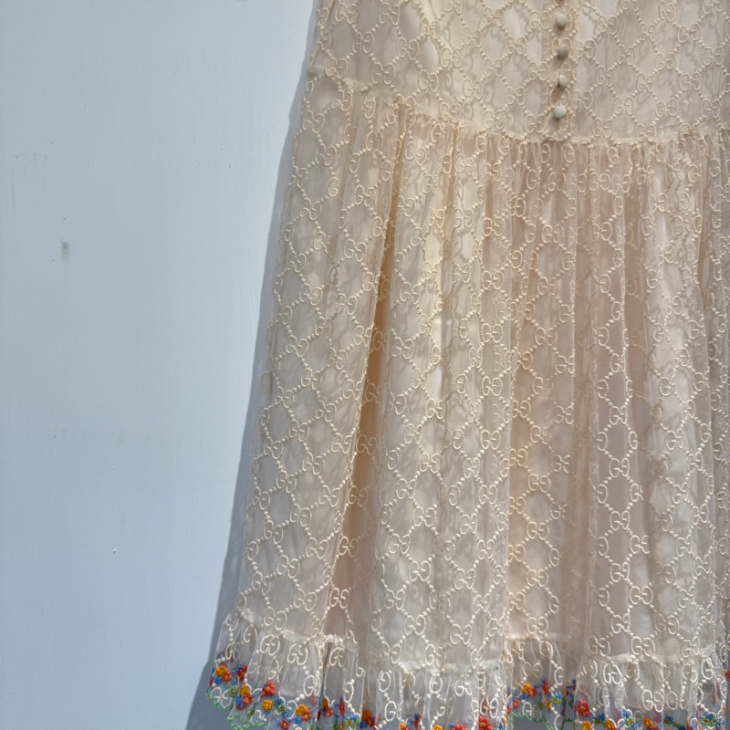 Gucci 蕾絲洋裝 大童💕💕-7