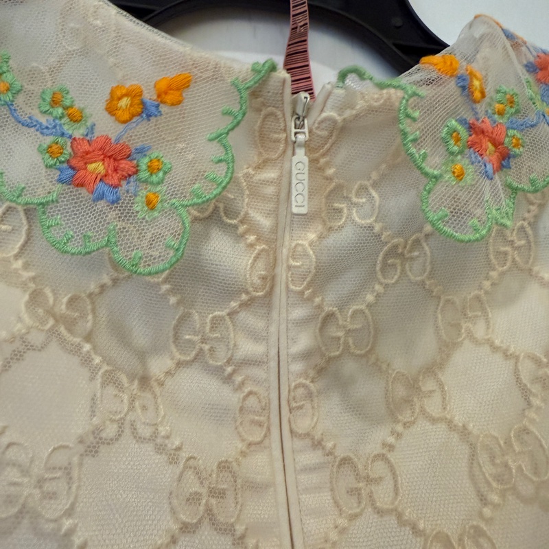 Gucci 蕾絲洋裝 大童💕💕-14