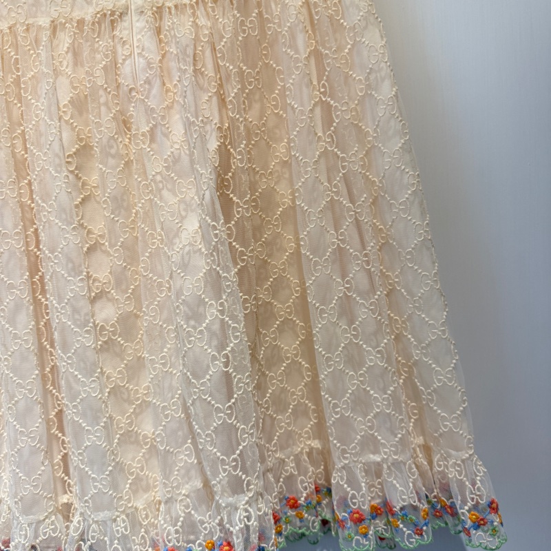 Gucci 蕾絲洋裝 大童💕💕-15