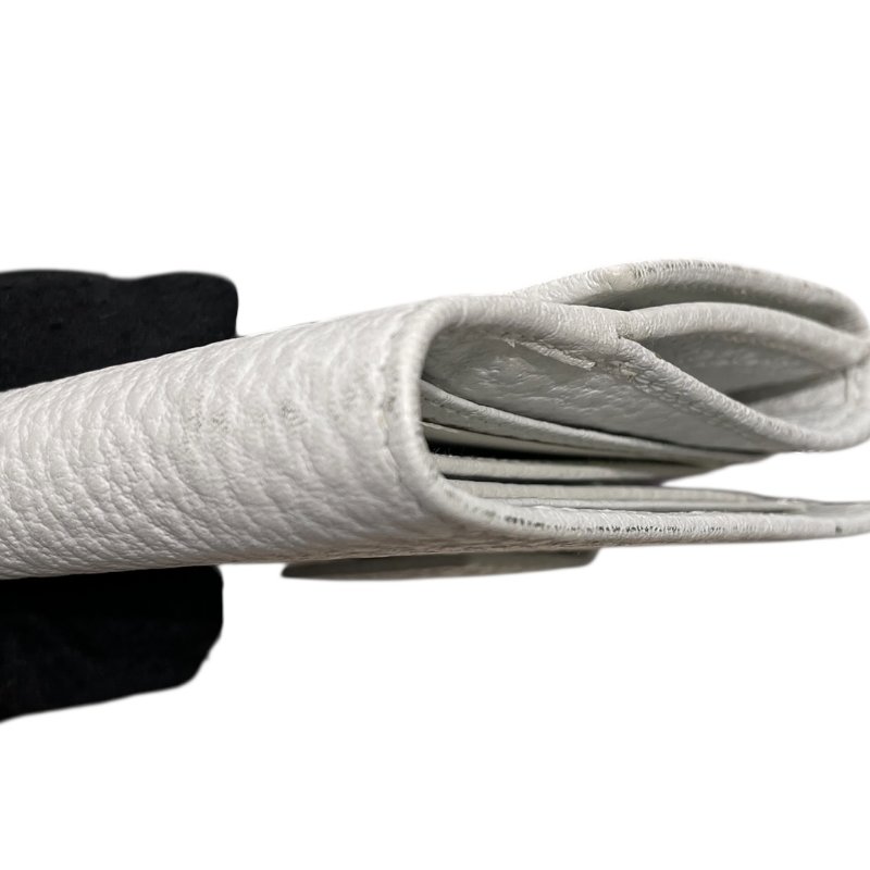 GUCCI 古馳 131020 雙折中夾 皮革 白色 銀釦-7