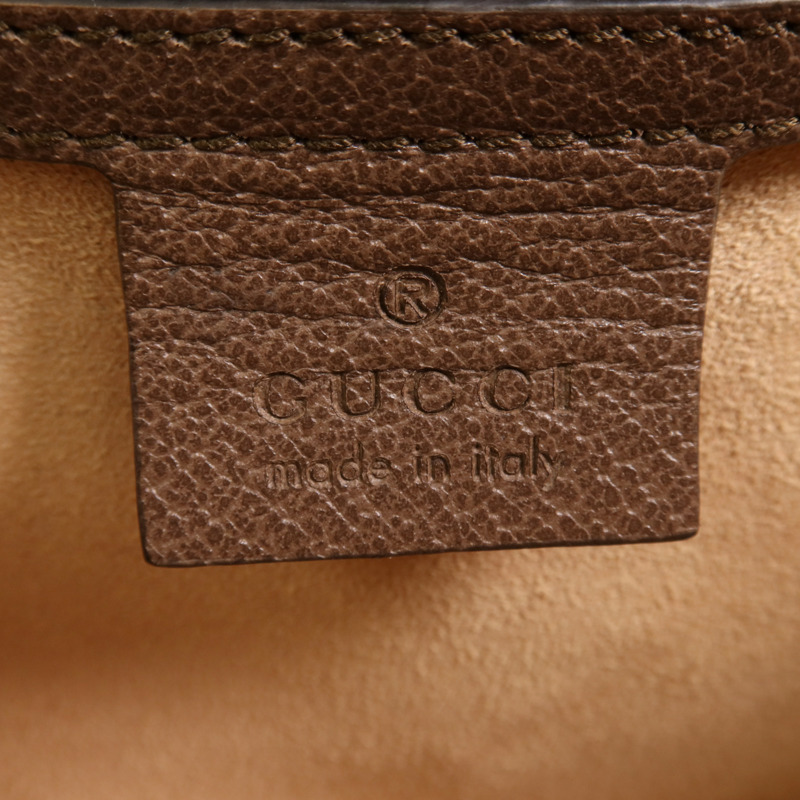 GUCCI 塗層帆布Top Handle金扣手挽肩背兩用袋-5