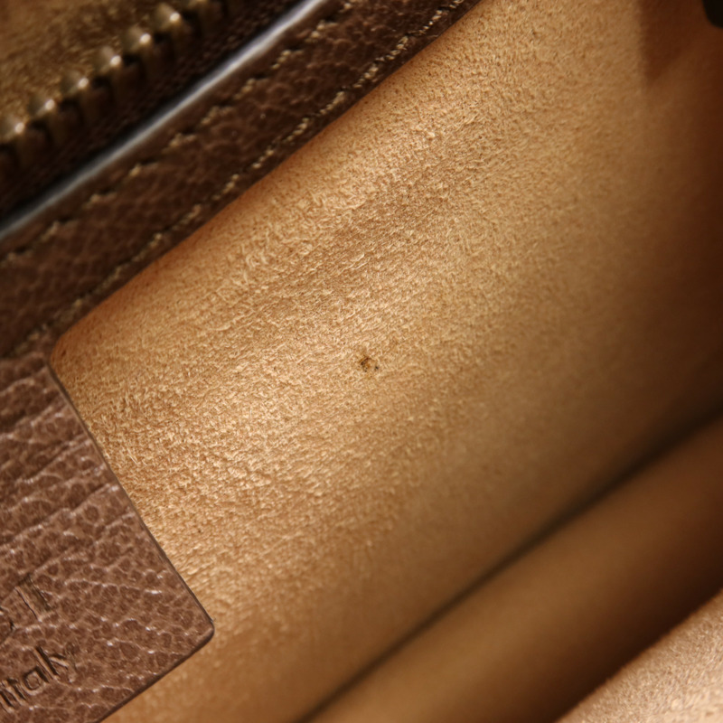 GUCCI 塗層帆布Top Handle金扣手挽肩背兩用袋-12