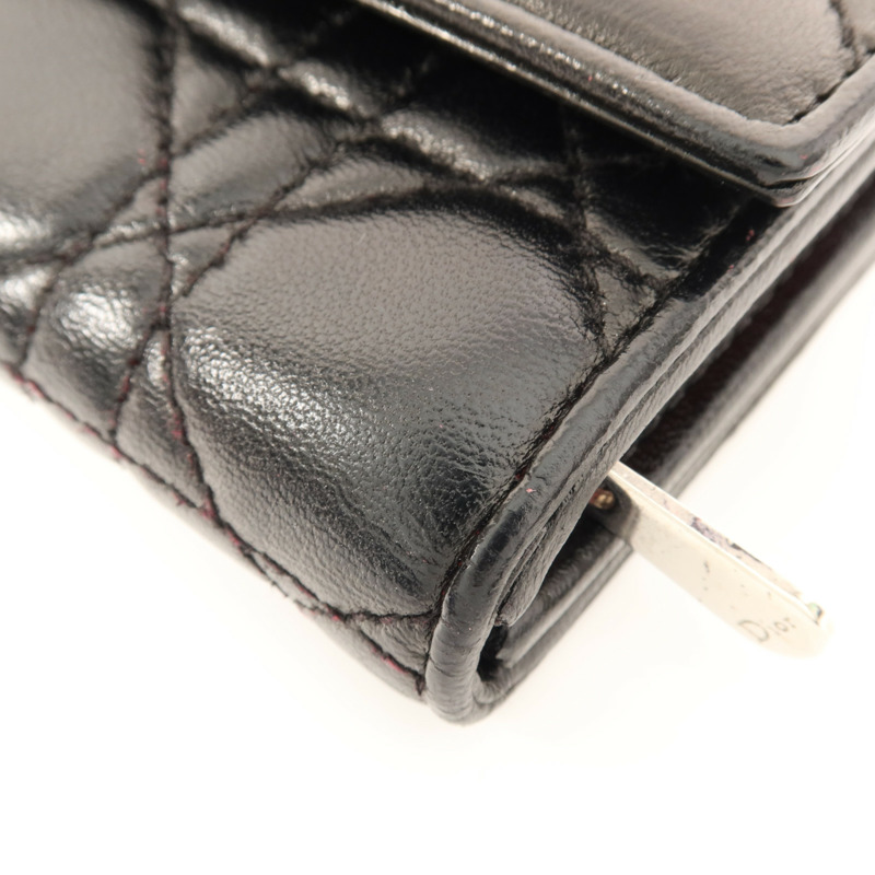 Dior 羊皮皮革Long Wallet銀扣長錢包-7