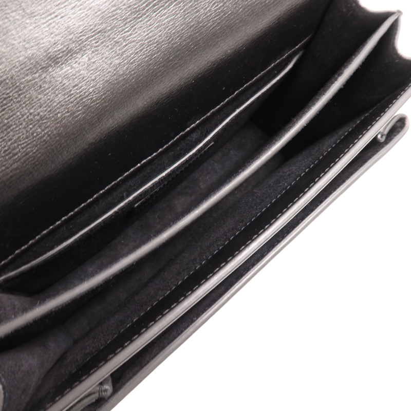 YVES SAINT LAURENT 牛皮皮革Sunset Medium銀扣肩背袋-4