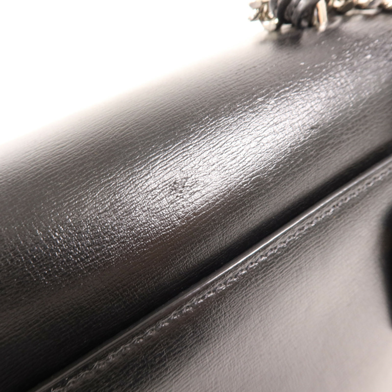 YVES SAINT LAURENT 牛皮皮革Sunset Medium銀扣肩背袋-14