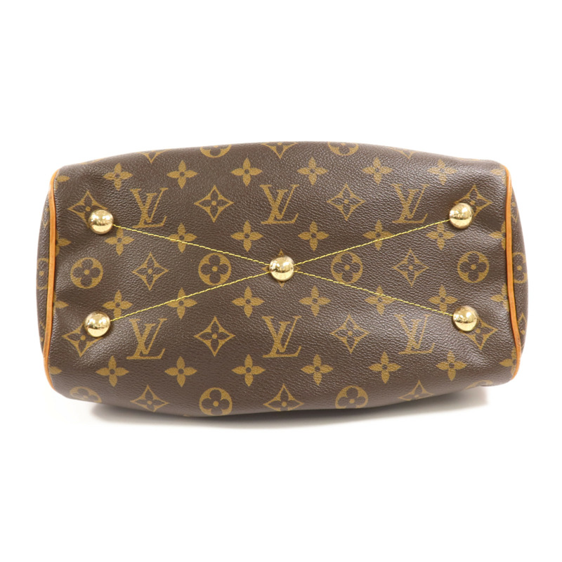 LOUIS VUITTON Monogram Tivoli PM金扣手挽袋-3