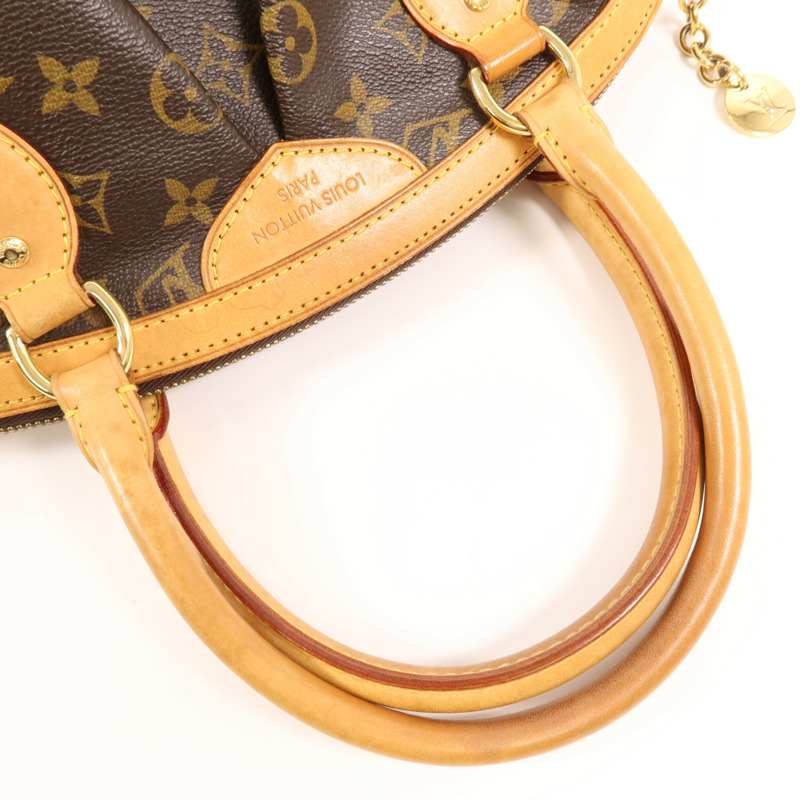 LOUIS VUITTON Monogram Tivoli PM金扣手挽袋-4