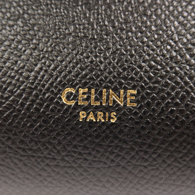 CELINE 牛皮皮革Micro Belt Bag金扣手挽肩背兩用袋-10