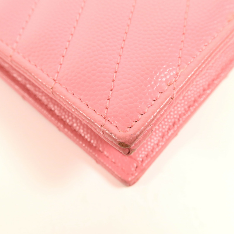 YVES SAINT LAURENT 牛皮皮革WOC金扣肩背袋-12