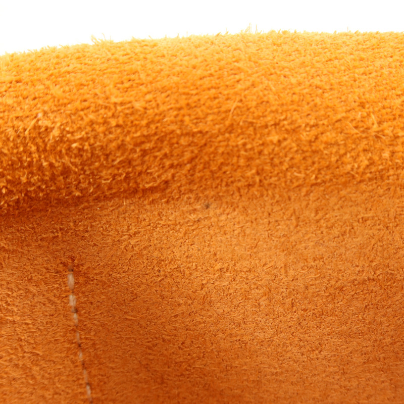 HERMES Clemence皮革Halzan 31銀扣手挽肩背兩用袋Orange-15