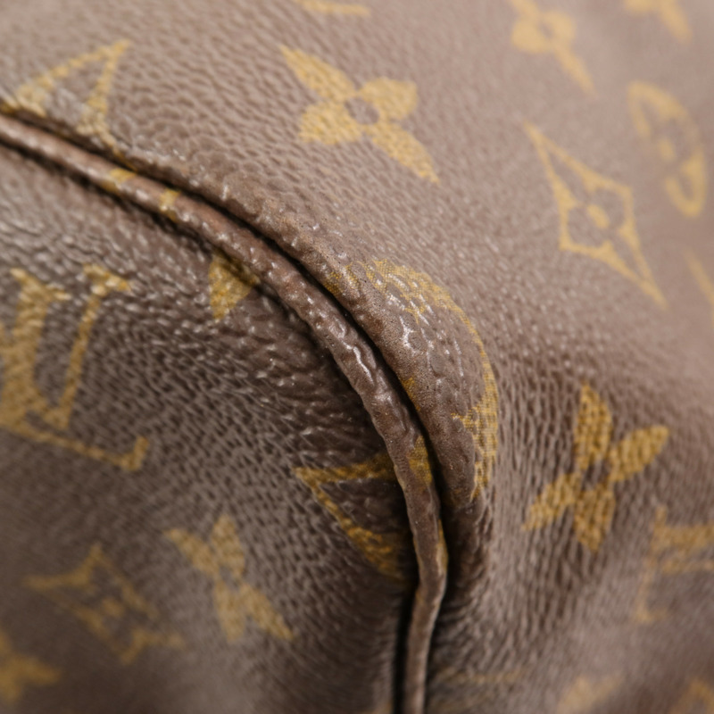 LOUIS VUITTON Monogram Neverfull GM金扣手挽袋-5
