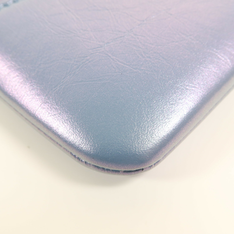 CHANEL 牛皮皮革Clutch金扣手拿包-8