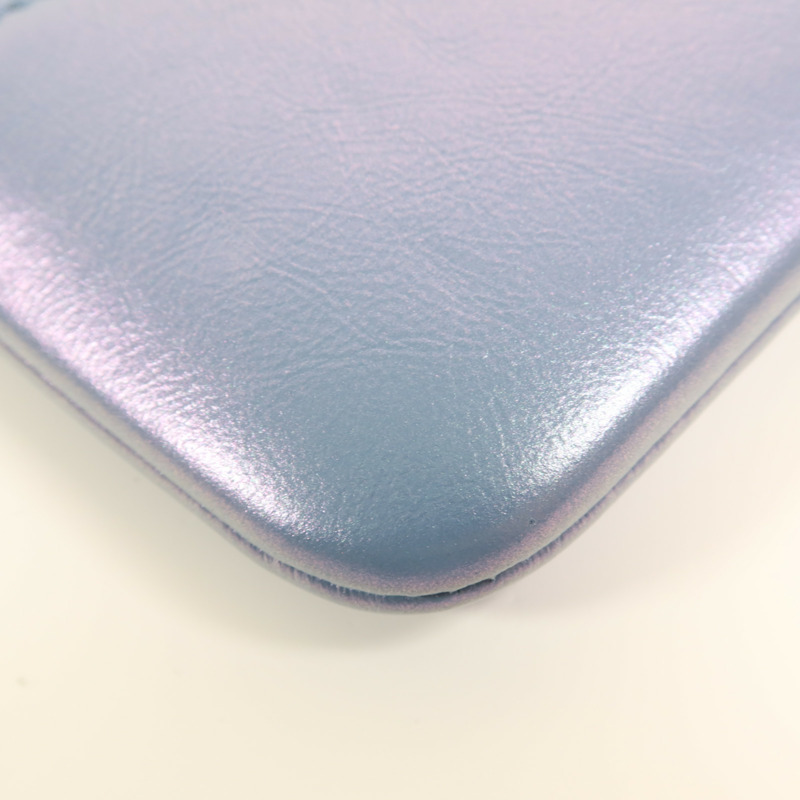 CHANEL 牛皮皮革Clutch金扣手拿包-10