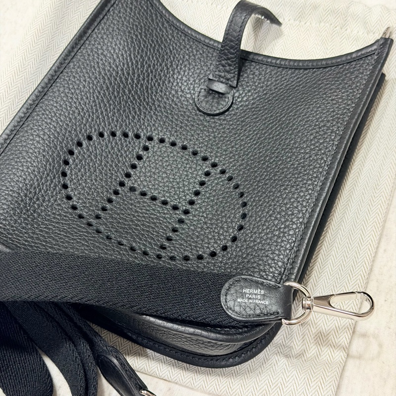 Hermes evelyne Amazone 16 愛馬仕衣服林16 黑銀-1
