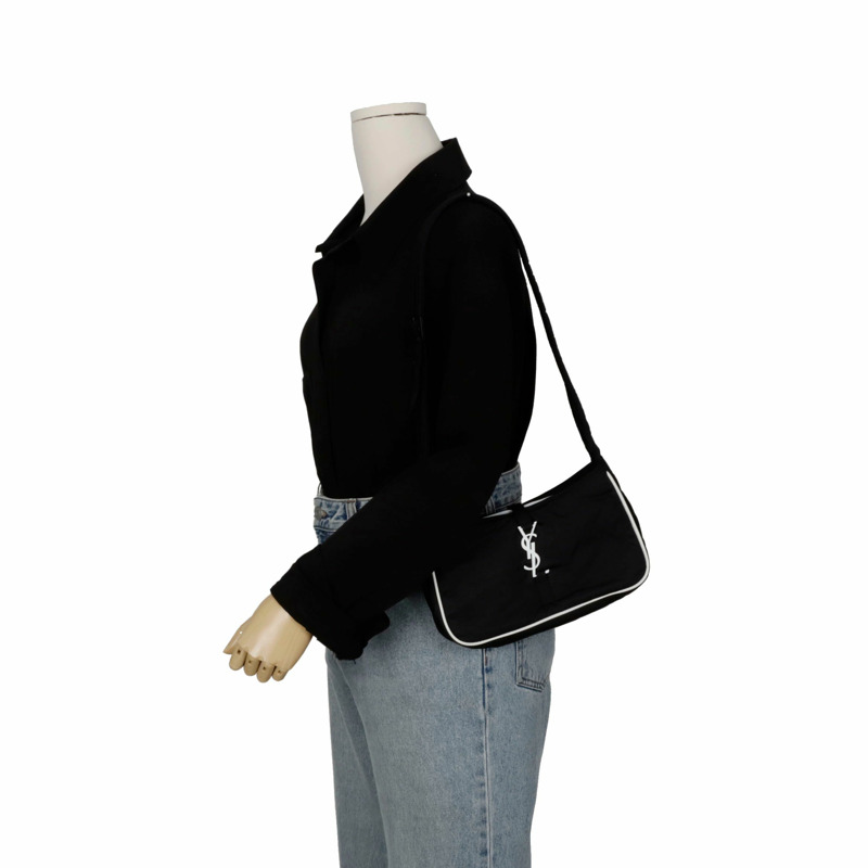 SAINT LAURENT Le 5 A 7 環保尼龍肩斜背包 733294-9