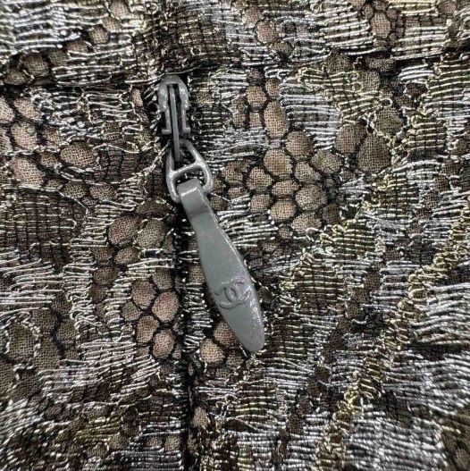 Chanel全新未穿絕美的佩斯利圖騰蕾絲裙-5