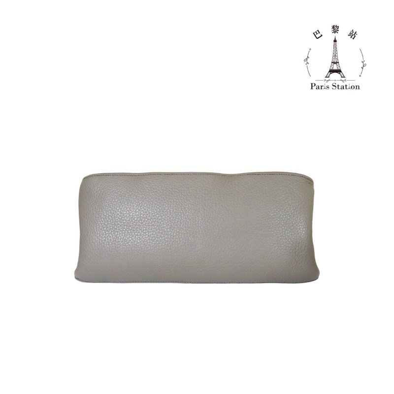 【巴黎站二手名牌專賣店】*現貨*HERMES 愛馬仕 真品*🄿刻Jypsiere 34錫器灰內拼藍吉普賽34 肩背包 斜背包-2