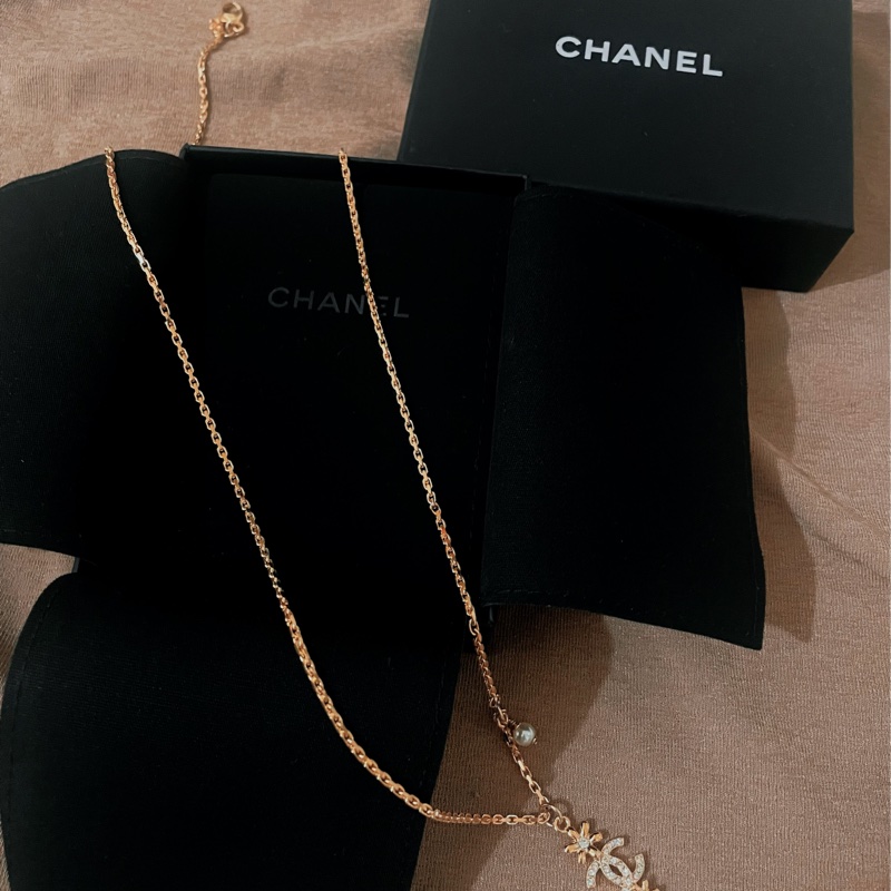 🎁Chanel 23A小花雙C項鍊✨已絕版✨香奈兒項鍊-2