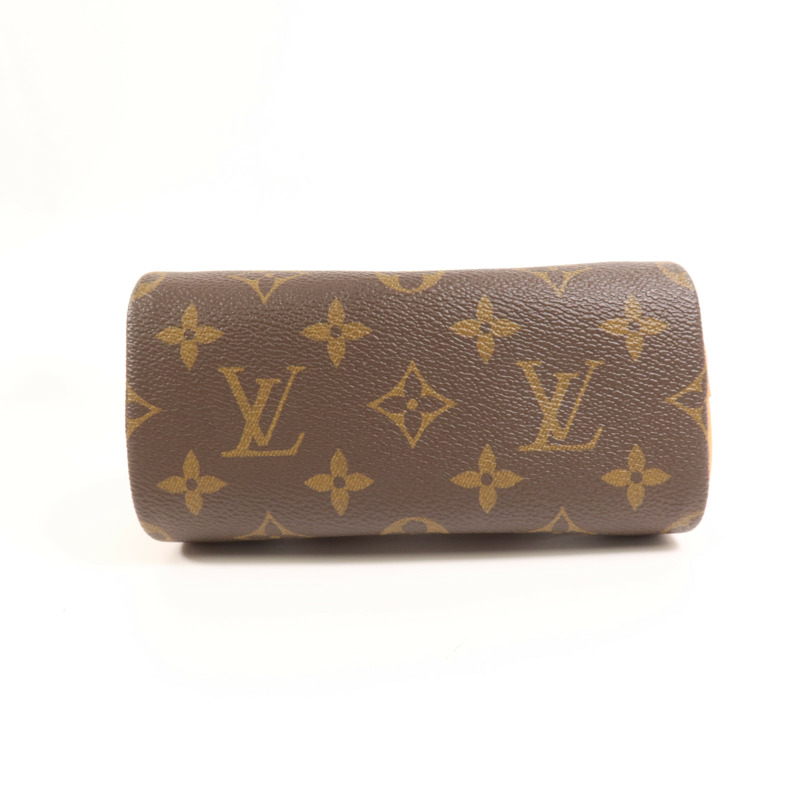 LOUIS VUITTON Monogram Nano Speedy金扣手挽肩背兩用袋-3