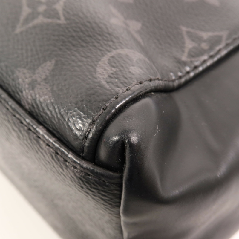 LOUIS VUITTON Monogram Eclipse Messenger PM Voyager銀扣肩背袋-7