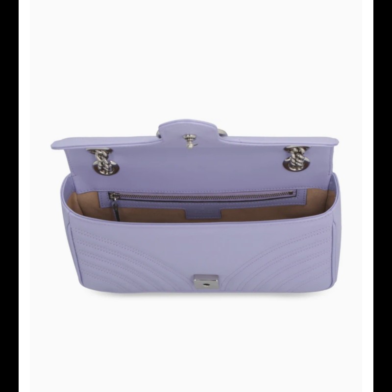 Gucci 新款 GG Marmont Sorbet雪酪粉紫色-4