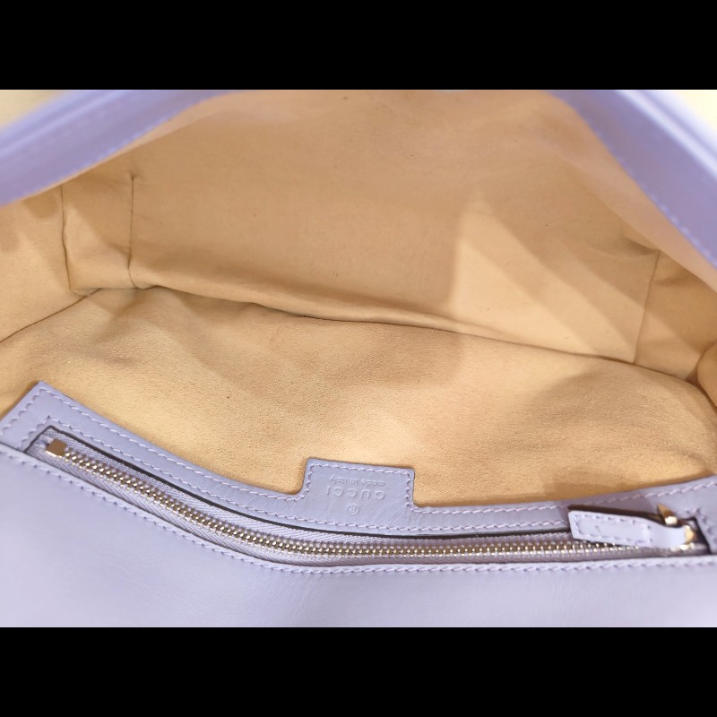 Gucci 新款 GG Marmont Sorbet雪酪粉紫色-16