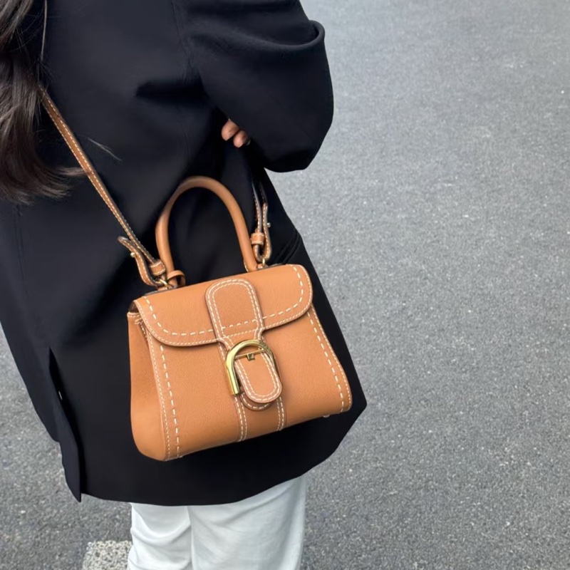 ✨Delvaux 德爾沃 外縫 brilliant 小號 焦糖色🍮-1