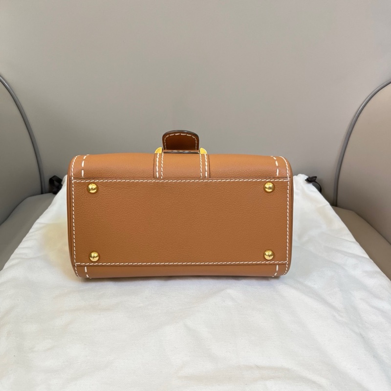 ✨Delvaux 德爾沃 外縫 brilliant 小號 焦糖色🍮-7