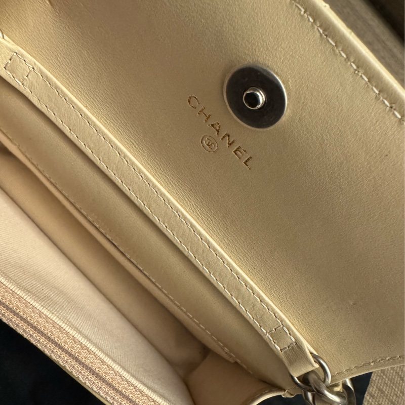 CHANEL 19WOC 奶茶色 31開 購證齊全-5