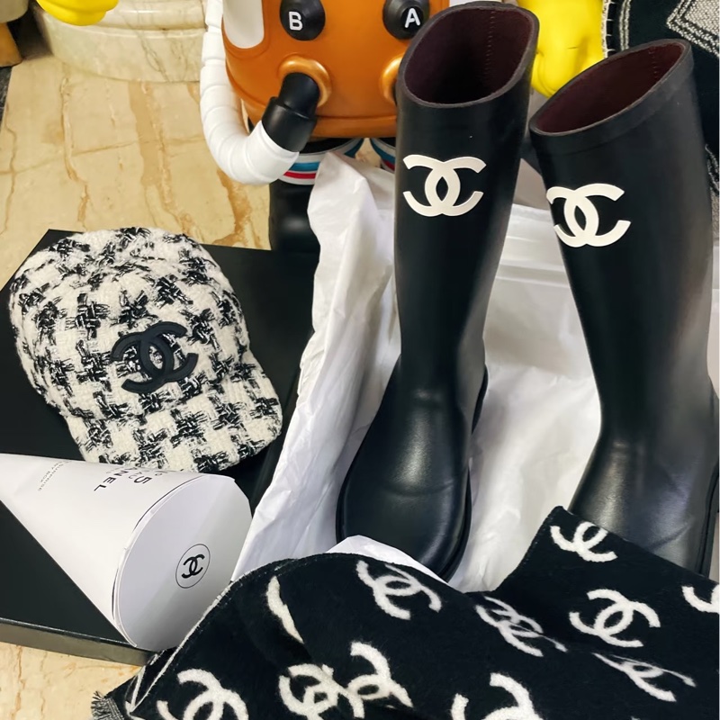 CHANEL 毛呢千鳥格經典Tweed 棒球帽鴨舌帽M🖤-4