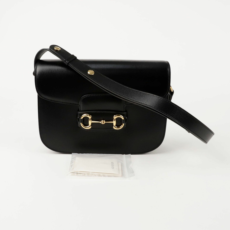 GUCCI Horsebit 1955 小號肩斜背包 602204-0