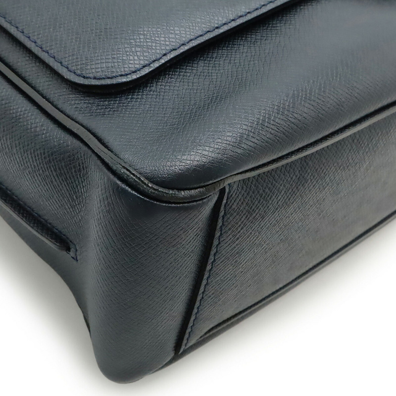 路易威登 Taiga Roman MM 單肩包，皮革，Bol，深海軍藍，M32624-3