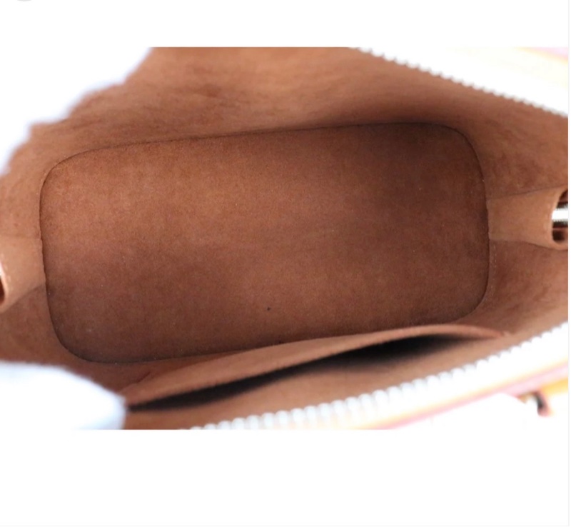 「JL精品代購」98新 LV 新款貝殼alma bb寬肩帶 焦糖色-7