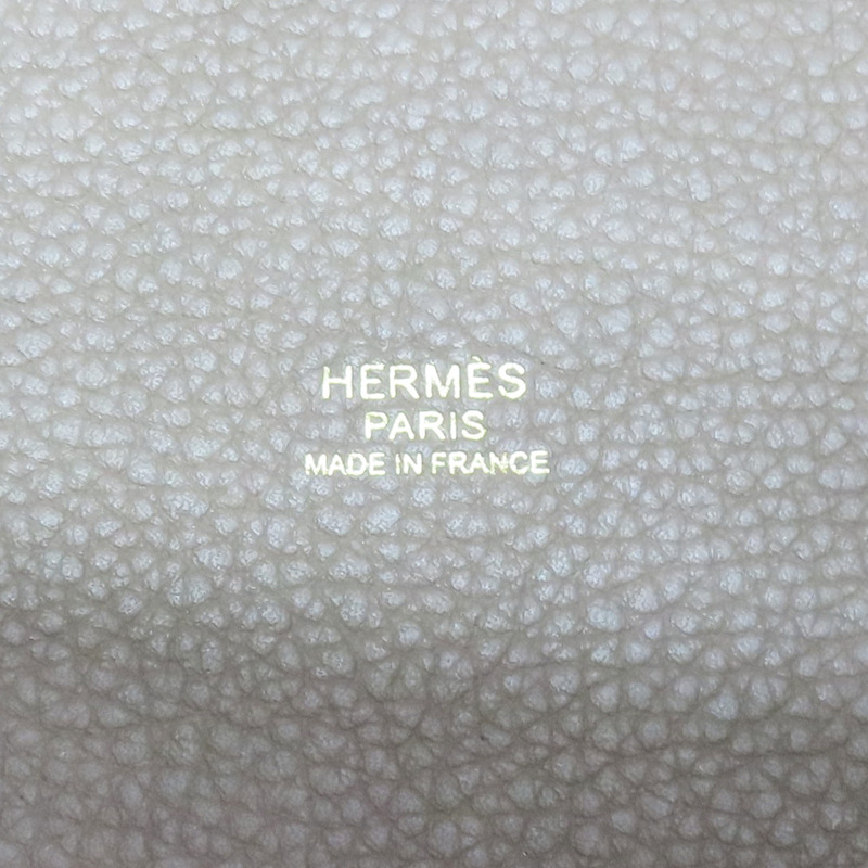 威馬犬灰 Taurillon牛皮 Picotin Lock 18 手提包 U刻 金釦【HERMES 愛馬仕】-5