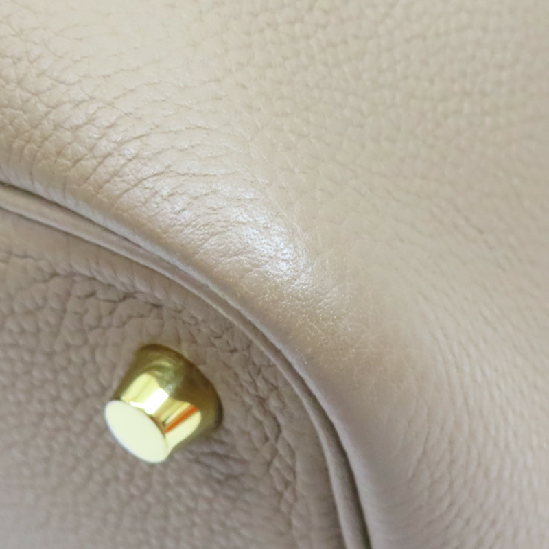 威馬犬灰 Taurillon牛皮 Picotin Lock 18 手提包 U刻 金釦【HERMES 愛馬仕】-9