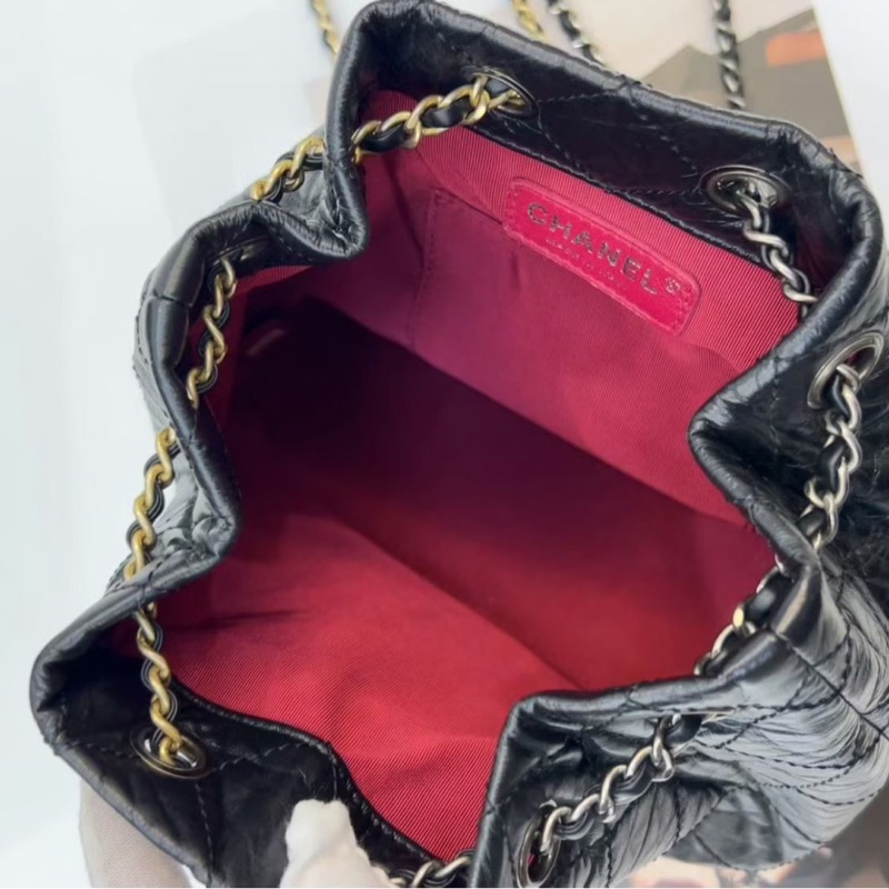 ✨Chanel 絕美 黑色流浪背包 小號 98新🖤 趙露思同款-4