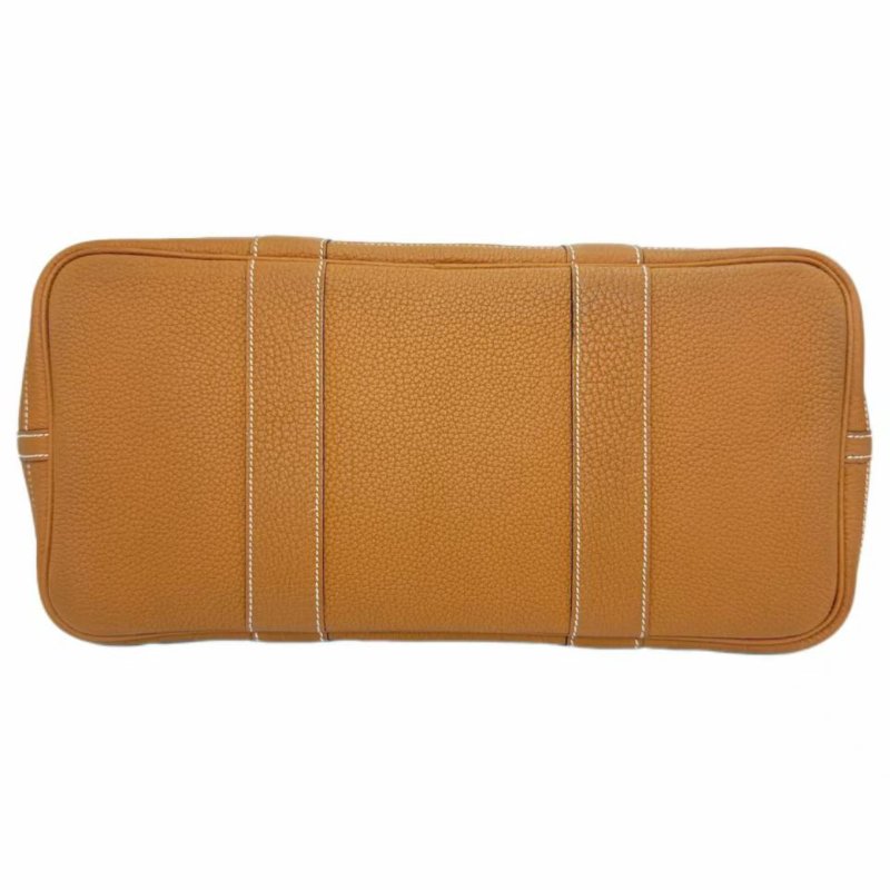 ［2352］Hermès 愛馬仕 GARDEN PARTY36（棕色）銀扣 TOGO皮-4