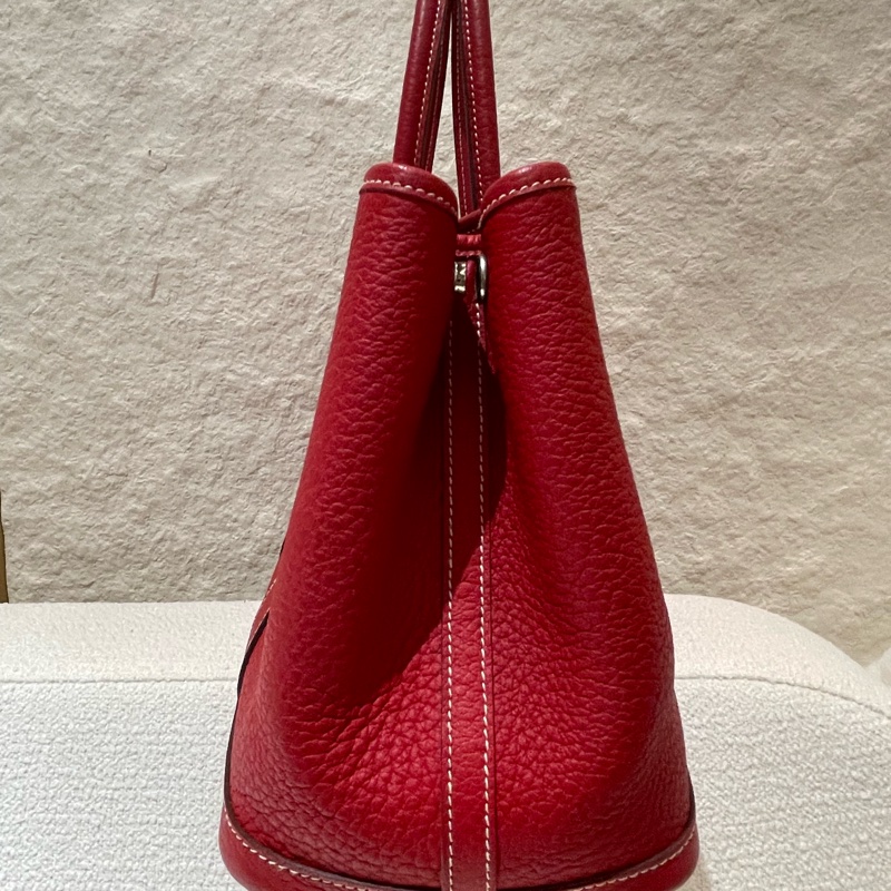 Hermès Garden Party 30 紅色花園包-1