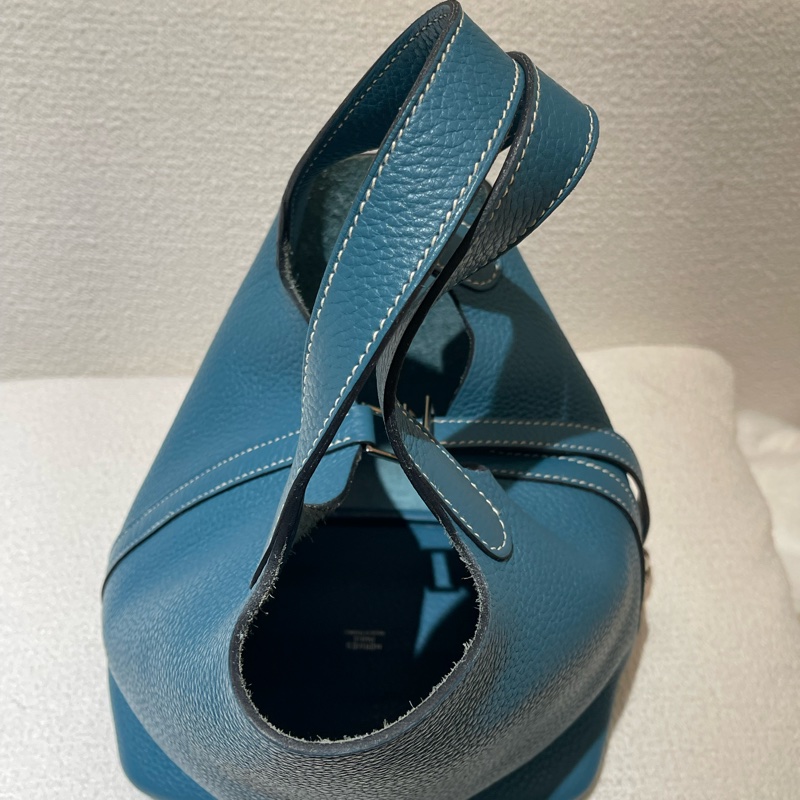 愛馬仕 Hermès Picotin Lock 18 藍色菜籃子-3
