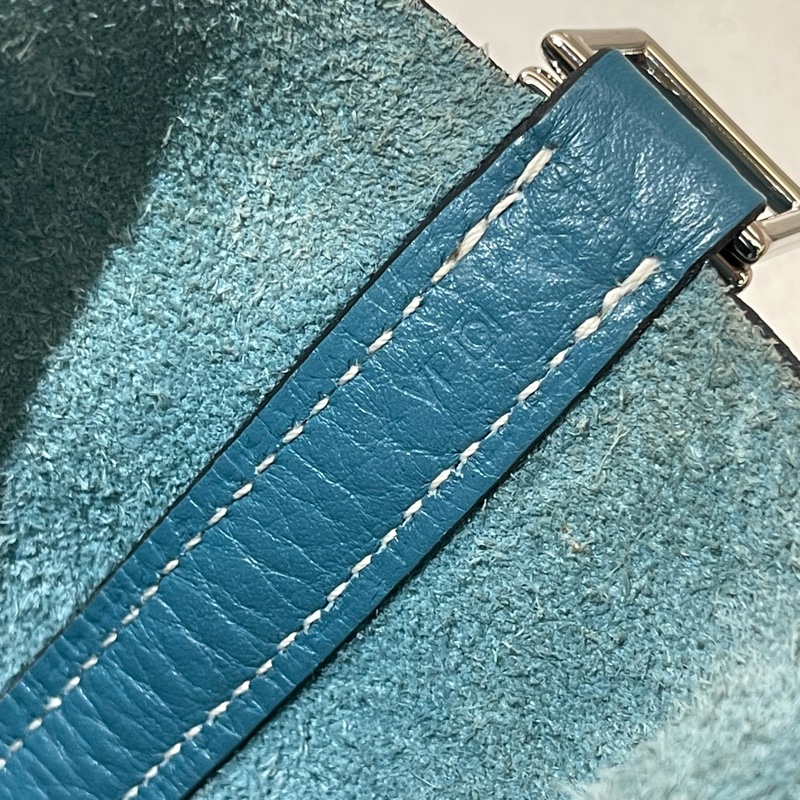 愛馬仕 Hermès Picotin Lock 18 藍色菜籃子-7